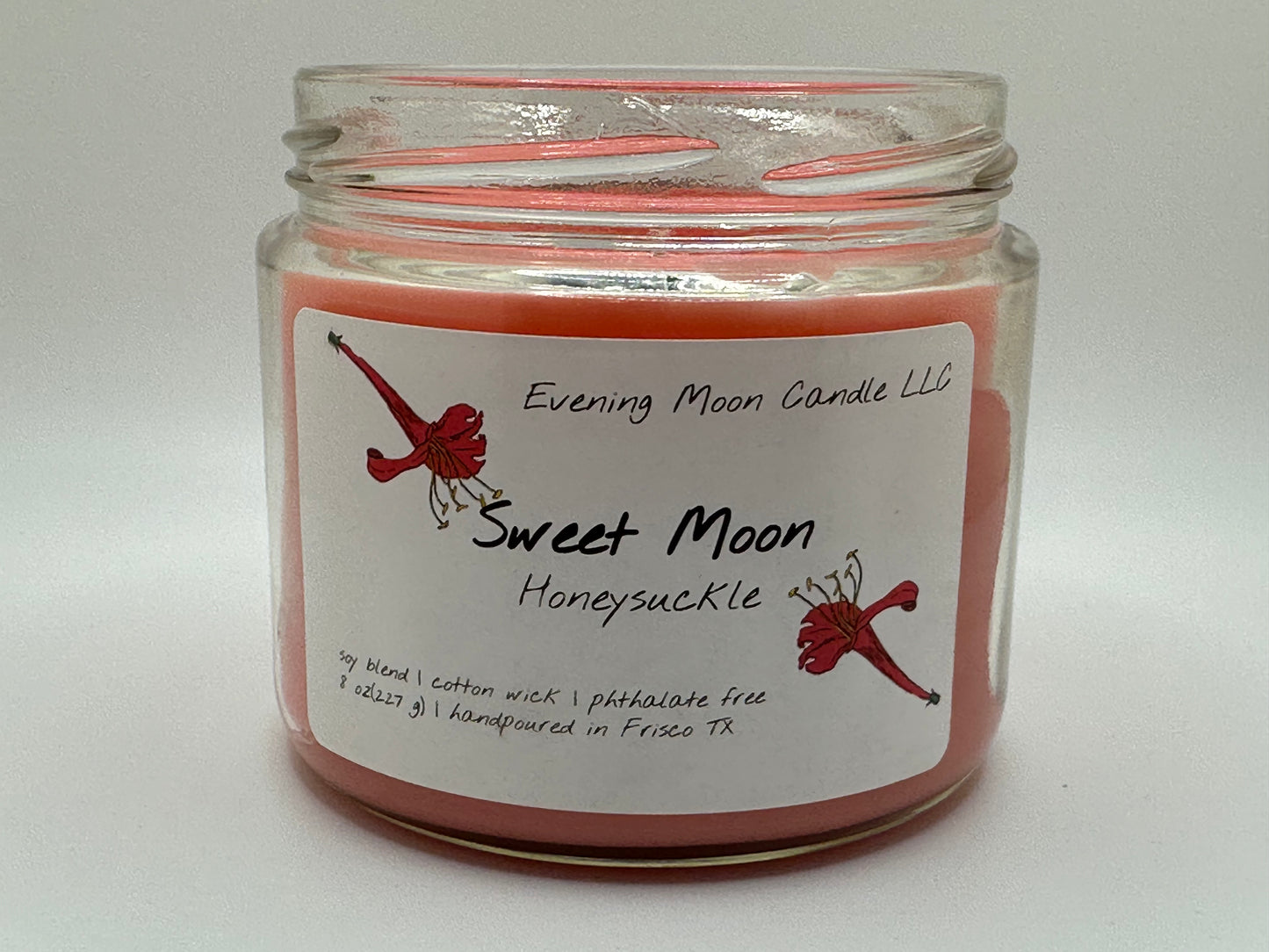 Sweet Moon Honeysuckle Candle | Cozy & Floral Touch