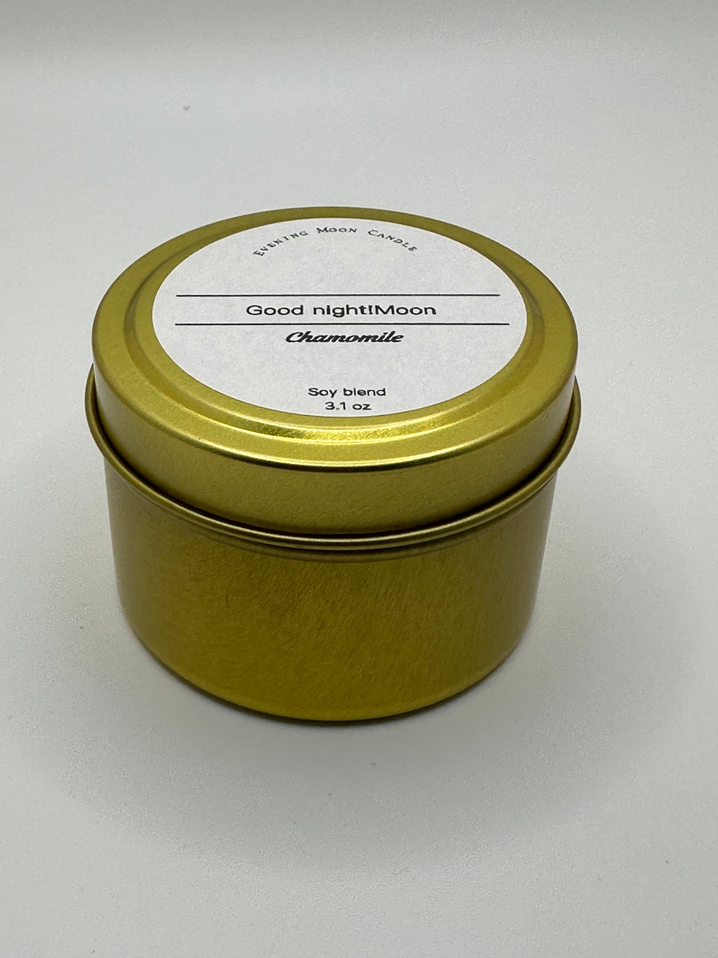 Good Night! Moon Chamomile Scented Candle | Relaxation & Sleep Aid | Hand-poured Soy blend