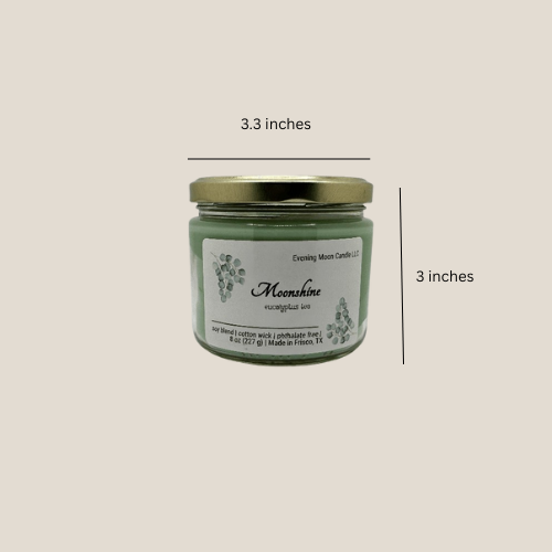 Moonshine Eucalyptus Spa Candle - for Refreshing & Relaxation