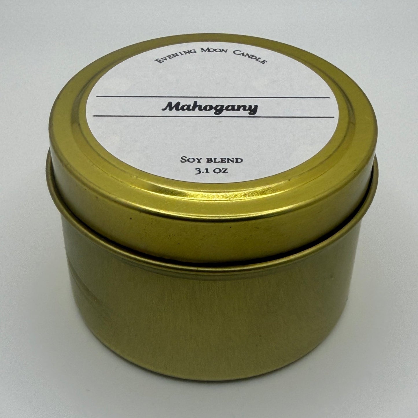 Mahogany scented candle for luxury cozy home - Evening Moon Candle LLC