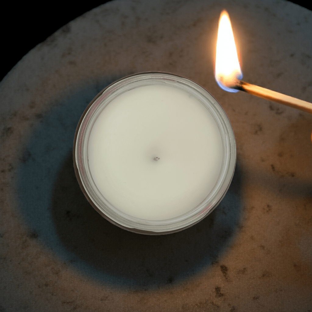 Rose & Sandalwood Soy Blend Scented Candle | Rosewood Moon transforms any space into a sanctuary of love and relaxation - Evening Moon Candle LLC