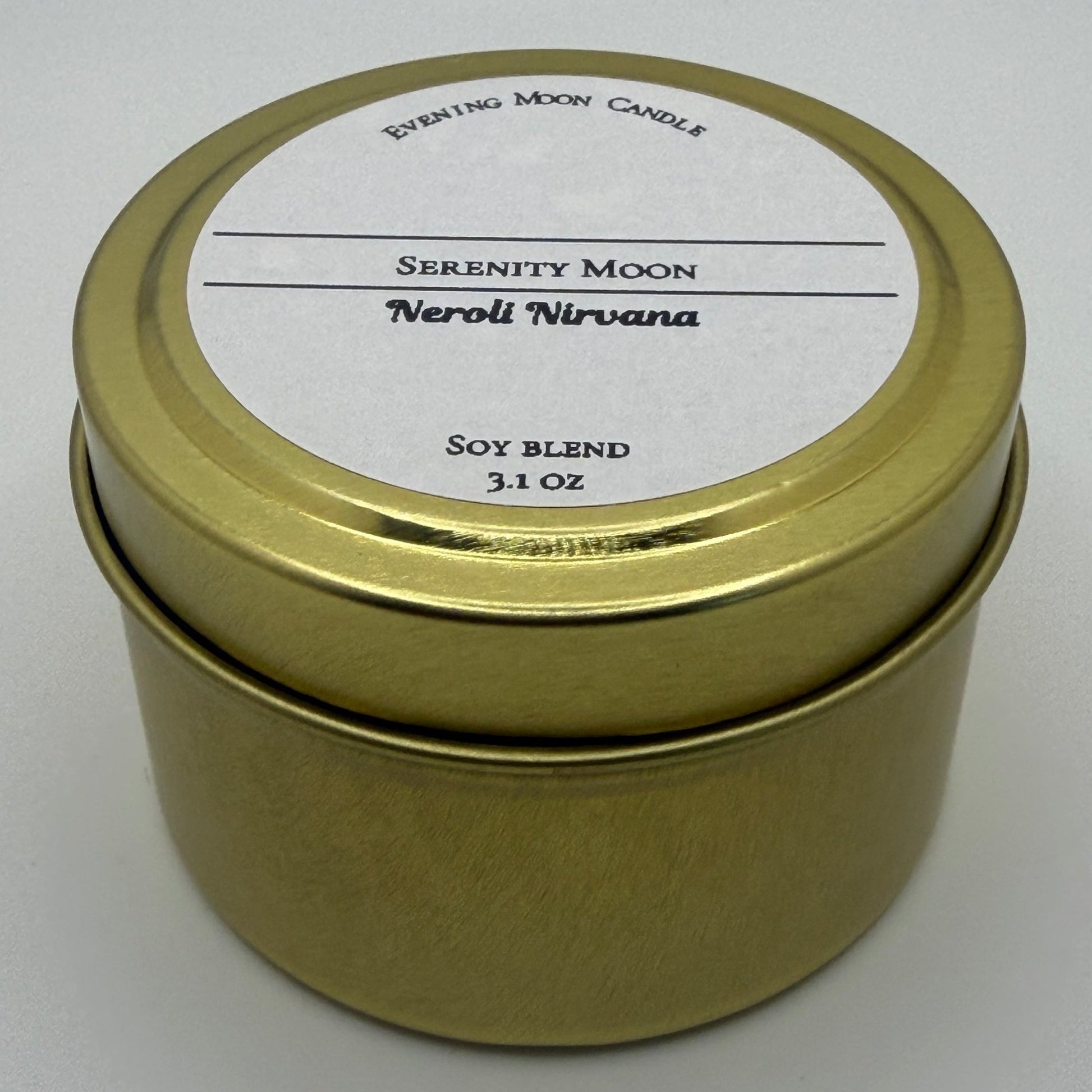 Serenity Moon - Neroli Nirvana Scented Candle for Relaxation - Evening Moon Candle LLC